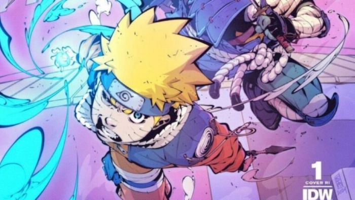 Bìa variant của truyện tranh crossover Teenage Mutant Ninja và Naruto đã được công bố