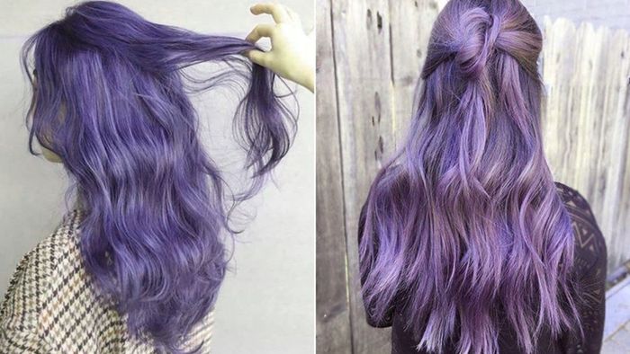 Tím khói ánh xanh