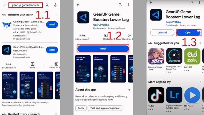 Tải ứng dụng GearUp Game Booster