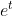 e^{t} + C = e^{	an x} + C
