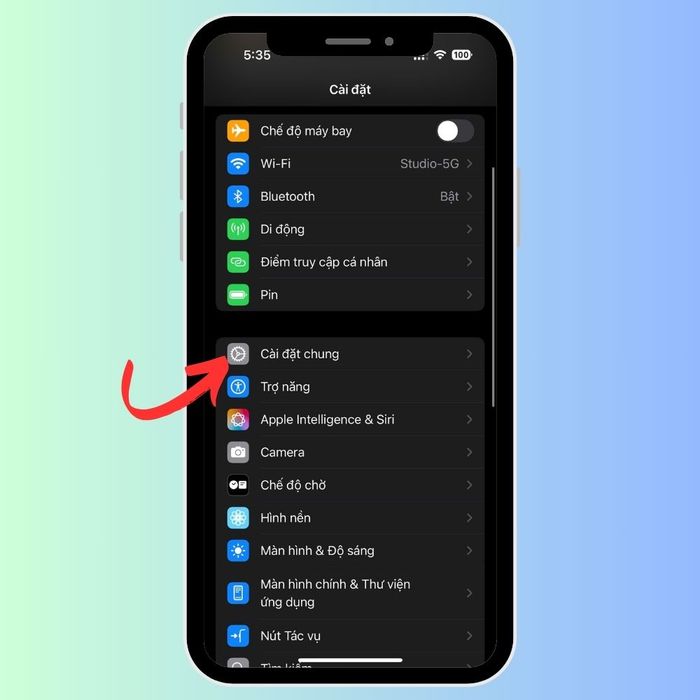 Hướng dẫn tắt sửa lỗi chính tả trên iPhone – Bước 1