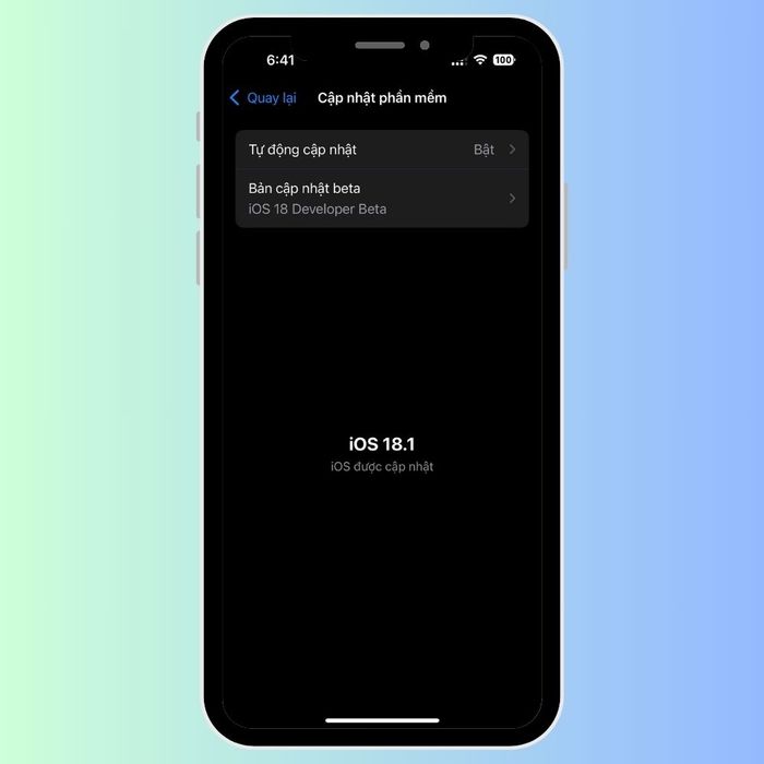 Đảm bảo cập nhật phiên bản iOS mới nhất nếu có