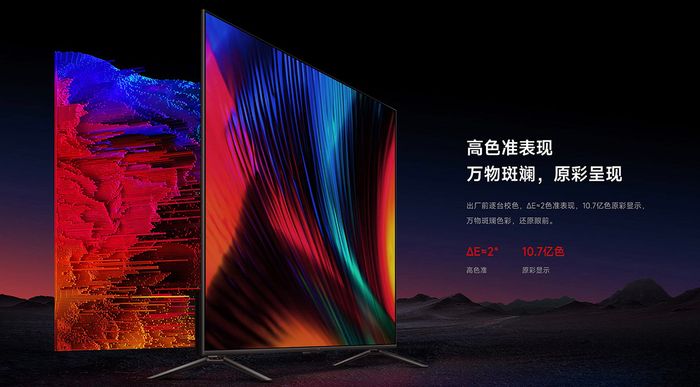 Redmi TV Max 85 inch 2025 có độ chính xác màu vượt trội