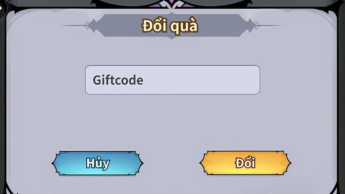 Hướng dẫn nhập mã code Thần Vực AFK - Bước 3