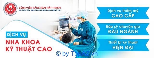 dịch vụ bọc răng sứ tại Bệnh viện Răng Hàm Mặt TPHCM