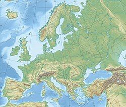 Vị trí của Minsk trên bản đồ châu Âu