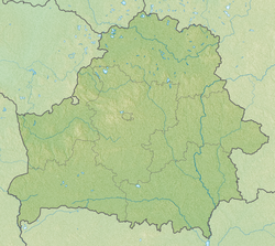 Vị trí của Minsk trên bản đồ Belarus