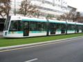 Tàu điện tại Paris, Pháp.
