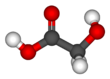 Mô hình cầu và que của axit glycolic