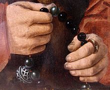 Tràng hạt Mân Côi với pomander