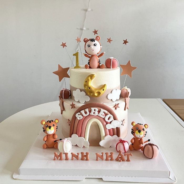 Mẫu bánh sinh nhật vui nhộn dành cho bé trai
