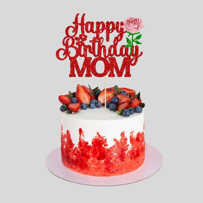 Bức ảnh bánh sinh nhật dễ thương dành cho mẹ