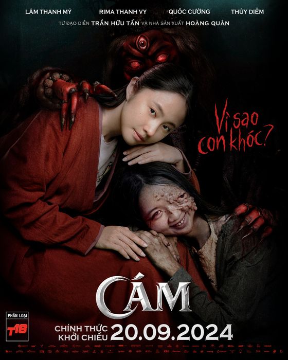 Poster chính thức của phim Cám giống như một bức tranh huyền bí vẽ nên thế giới cổ tích đầy bí ẩn