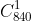 C_{840}^{1}