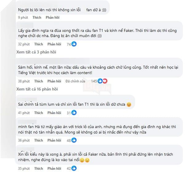 Fanpage Hà Tiều Phu đã gây ra tranh cãi khi nhắc đến vấn đề nhạy cảm liên quan đến Faker trong LMHT.