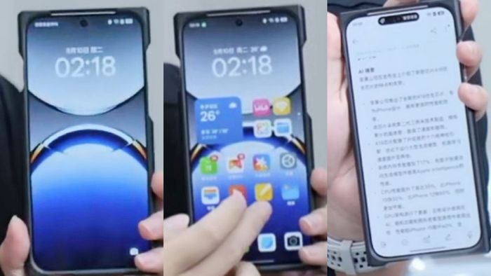 Mặt trước của OPPO Find X8