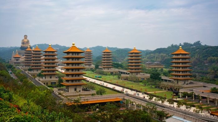 Chùa Phật Quang Sơn Đài Loan được khởi công xây dựng từ năm 1967