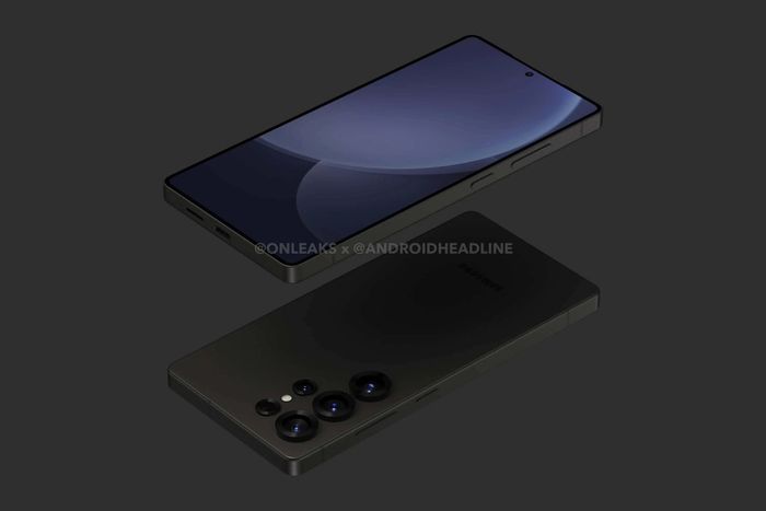 Các góc của Galaxy S25 Ultra đều được bo tròn mềm mại