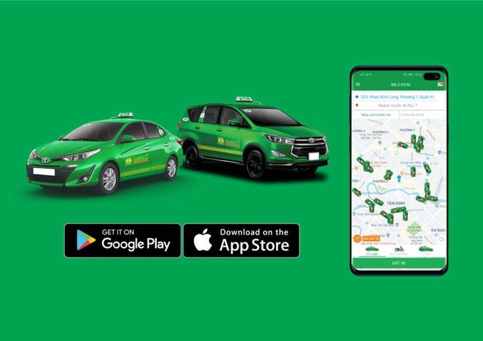Ứng dụng taxi Mai Linh