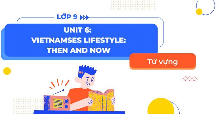 tu vung unit 6 lop 9 vietnamese lifestyle then and now