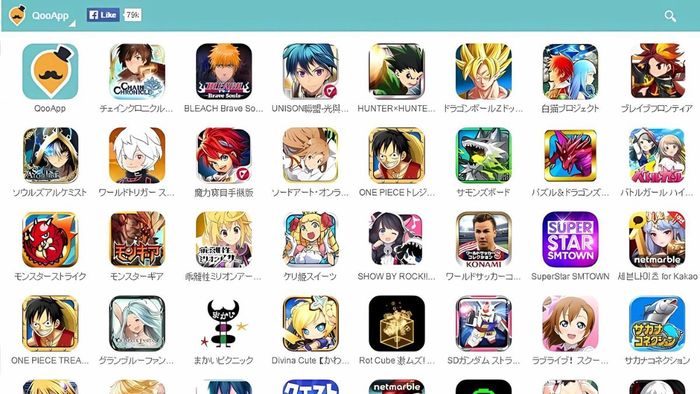 Khám phá các trò chơi có sẵn trong QooApp APK