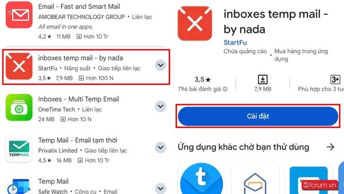 Hướng dẫn tạo email Getnada trên điện thoại: Bước 1