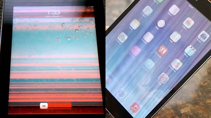 Không khắc phục màn hình iPad Air 2 bị nhòe màu có gây hại gì không