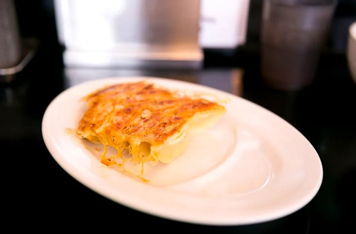 Hakata-style gyoza.