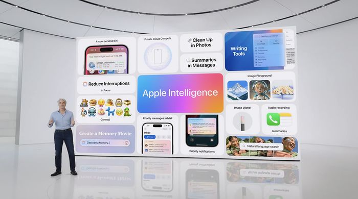 Apple Intelligence cung cấp nhiều tính năng AI hấp dẫn cho người dùng