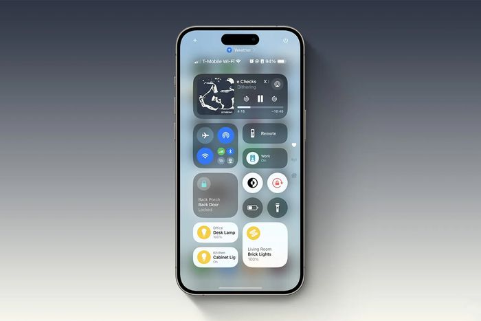 Giao diện Trung tâm điều khiển mới trong iOS 18