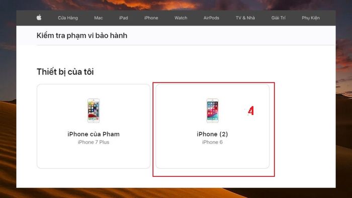 Xác Định Ngày Kích Hoạt iPhone Qua iCloud – Bước 4