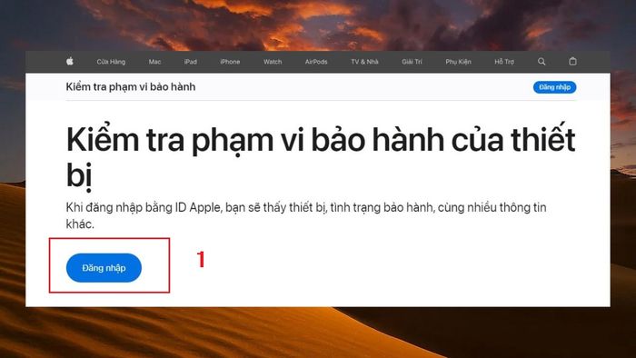 Hướng Dẫn Kiểm Tra Ngày Kích Hoạt iPhone Qua iCloud – Bước 1