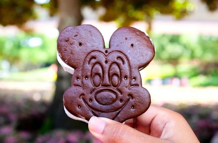 Mickey-shaped ice cream bar