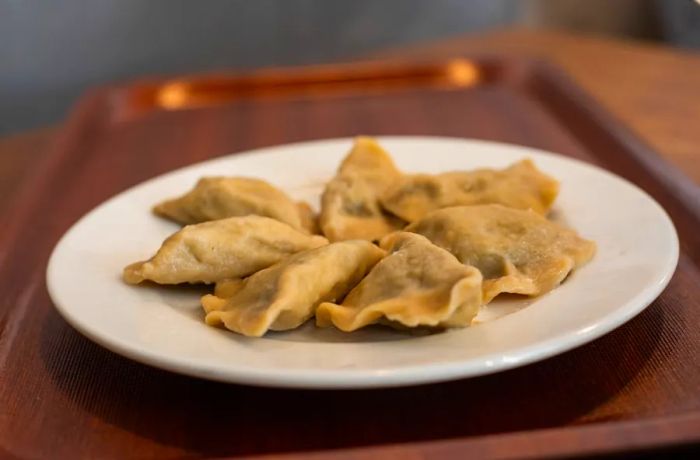 Classic Pierogies at a Polish Milk Bar