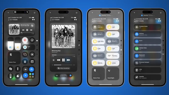 iOS 18 cho phép tùy chỉnh Control Center theo ý thích