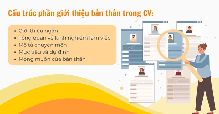 Cấu trúc cho phần giới thiệu bản thân trong CV