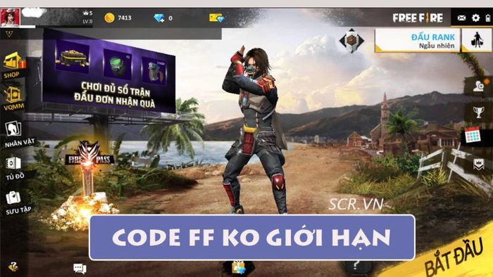 nhập mã code Free Fire - 1