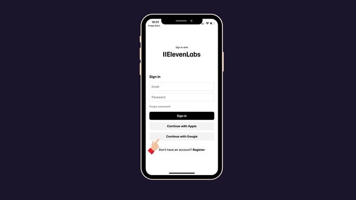 Hướng dẫn tải Elevenlabs AI trên điện thoại - bước 3