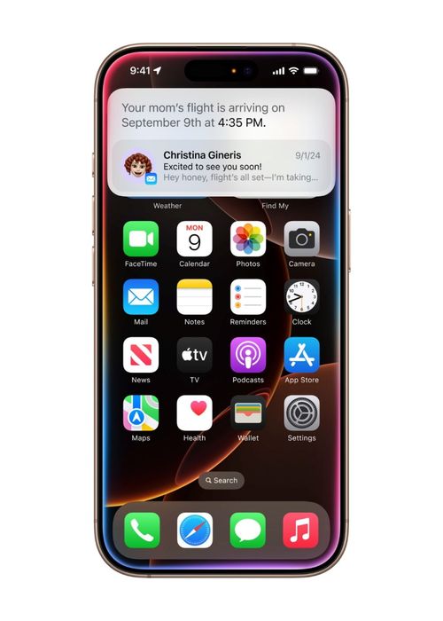 Nhận diện thông báo với Apple Intelligence. Ảnh: Apple