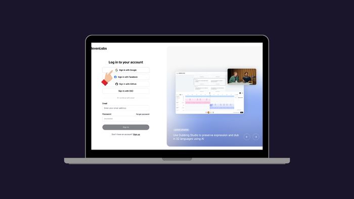 Hướng dẫn đăng ký tài khoản Elevenlabs AI - bước 2