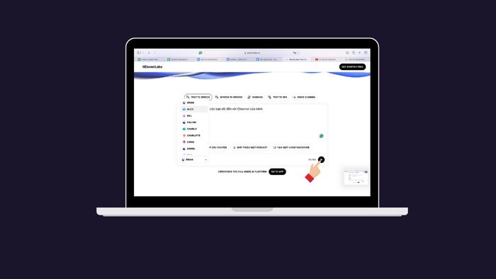 Hướng dẫn tạo giọng nói AI từ văn bản với Elevenlabs - bước 4