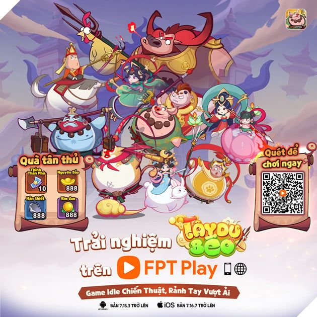 Tây Du Béo VNG chính thức ra mắt trên FPT Play 6