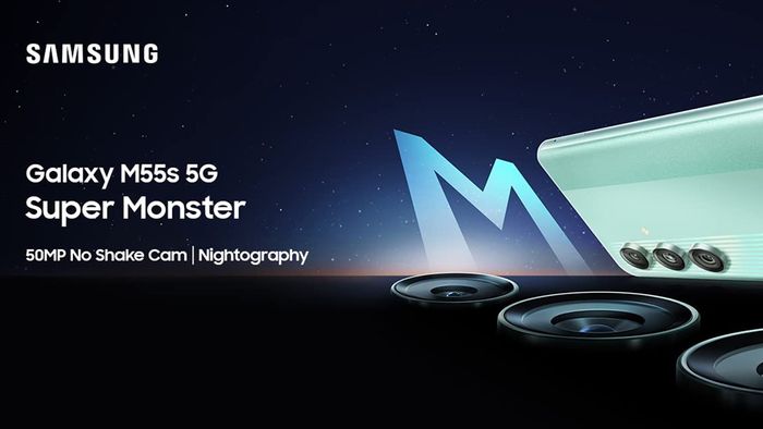 Galaxy M55s có camera 50MP chất lượng cao