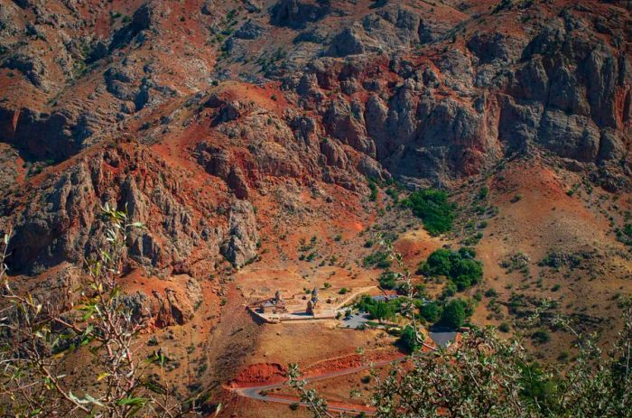 The trek to Noravank Monastery in Vayots Dzor was as arid and sweltering as it appeared; by the time I arrived, I was so coated in dust I felt like I had just emerged from a long hibernation.