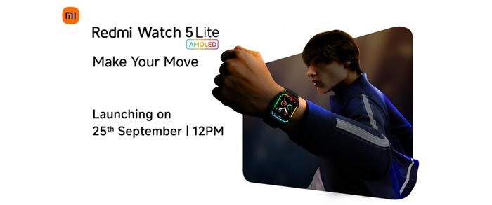 Redmi Watch 5 Lite dự kiến ra mắt vào ngày 26/9