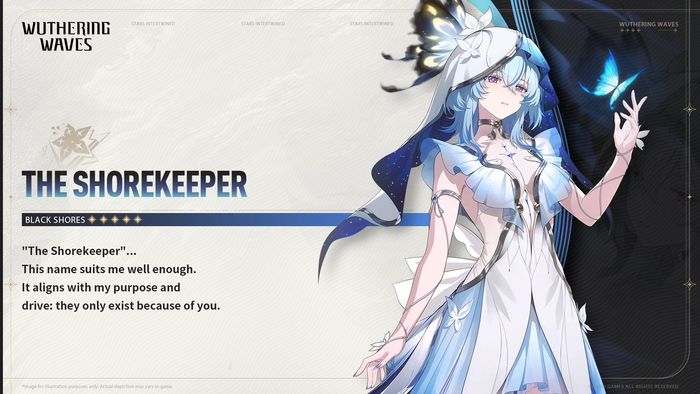 Shorekeeper, nhân vật 5 sao mới duy nhất trong Wuthering Waves 1.3