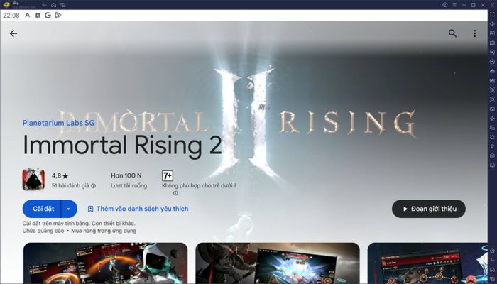 Khám phá trò chơi nhập vai hành động Immortal Rising 2 trên PC với BlueStacks