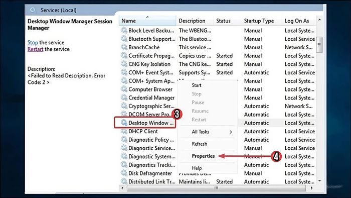 Vô hiệu hóa Desktop Window Manager giúp giảm thiểu tình trạng giật lag trên máy tính