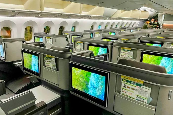 EVA Air 787-10 Business Class