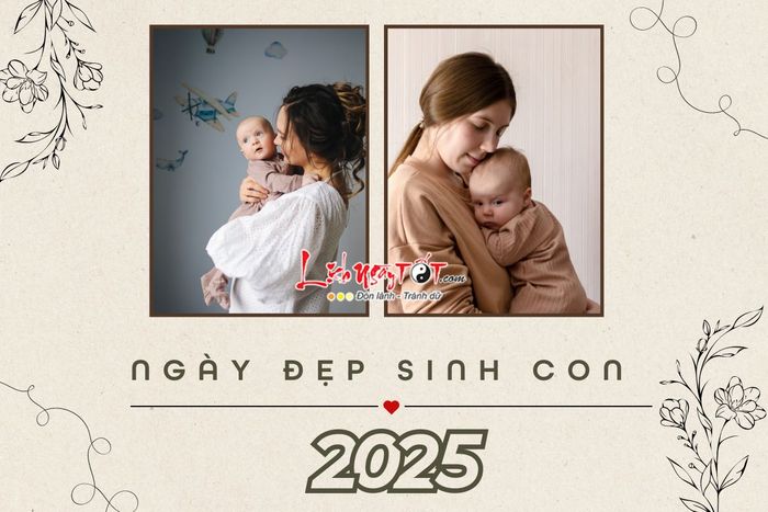 Sinh con nam 2025 ngày nào